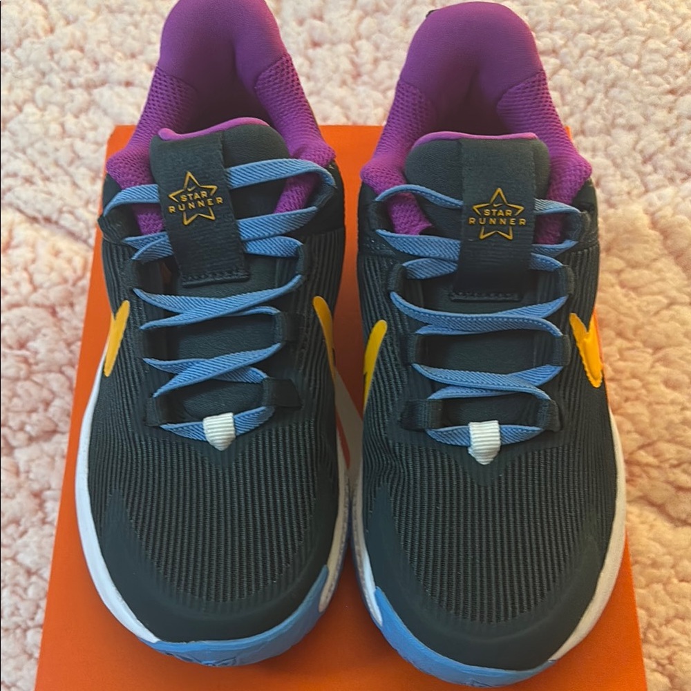 🎨 Kids' Colorful Nike Sneakers – Size 12c